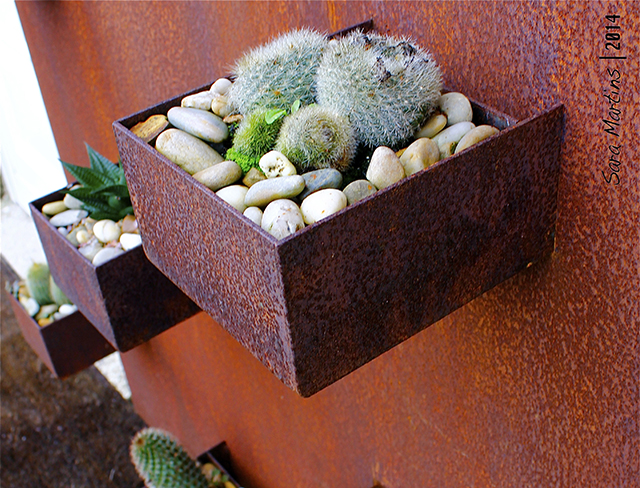 Jardim Vertical Aço Corten